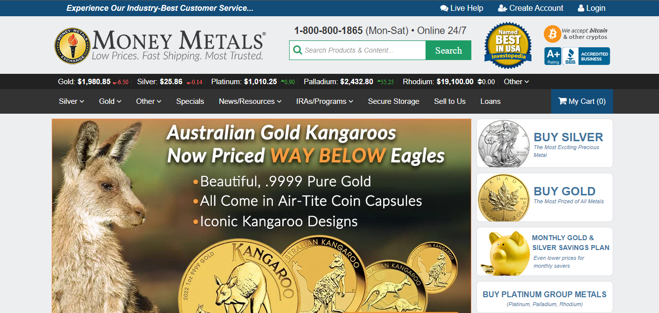 Money Metals Exchange 2022 Review