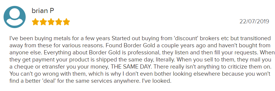 Border Gold Review