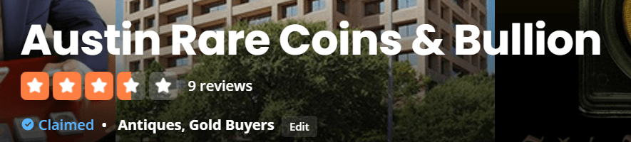 Austin Rare Coins & Bullion rating 4-min