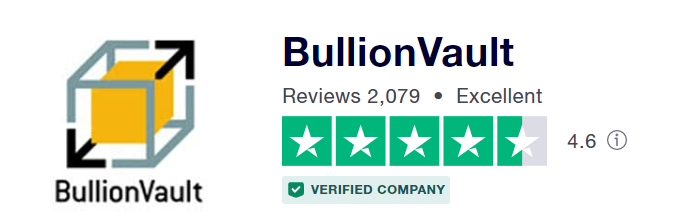 Bullion Vault rating