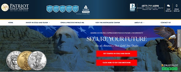 Patriot-Gold-Group-website