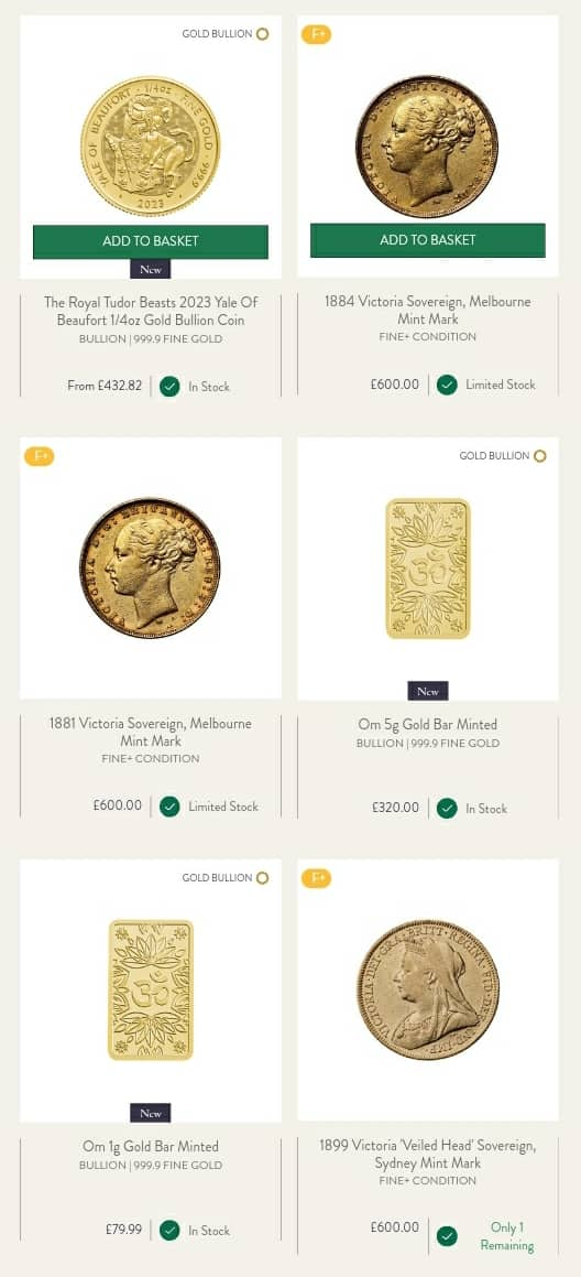 the royal mint bullion product 2