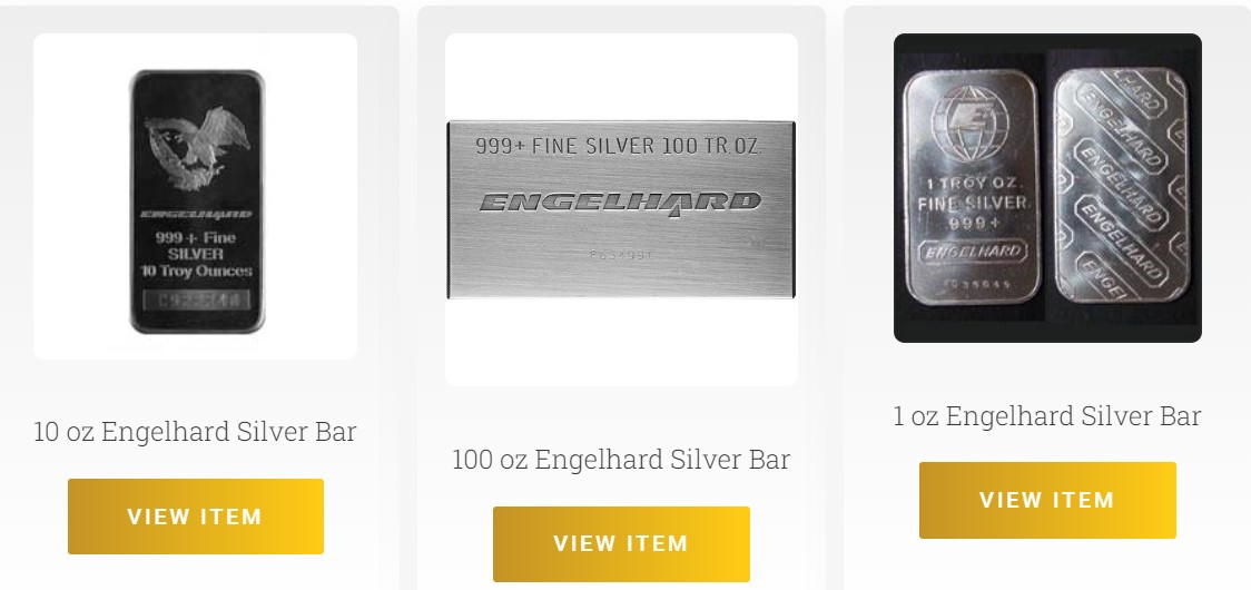 Silver Bullion Bars