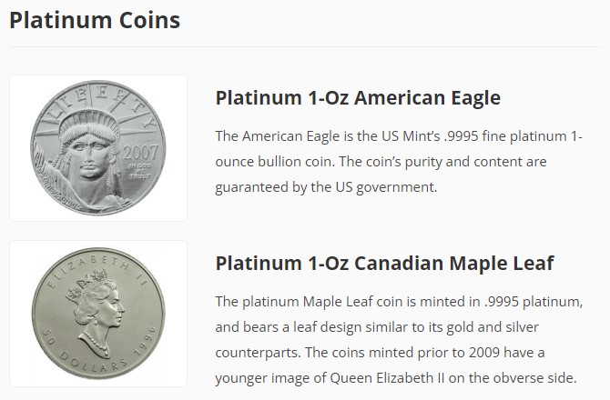 Platinum Coins