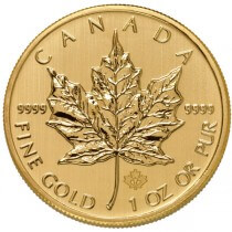 Canadian Maple leaf Gold