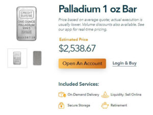 Hard Asset Alliance Palladium