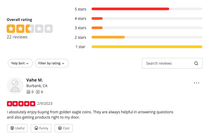 Golden-eagle-coin-Yelp-Reviews